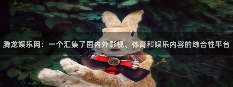 2元彩票平台总代理：腾龙娱乐网：一个汇集了国内外影视、体育和娱乐内容的综合性平台